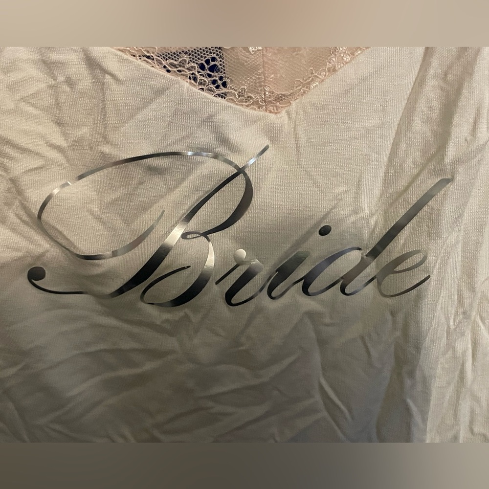 2x bride pajama top